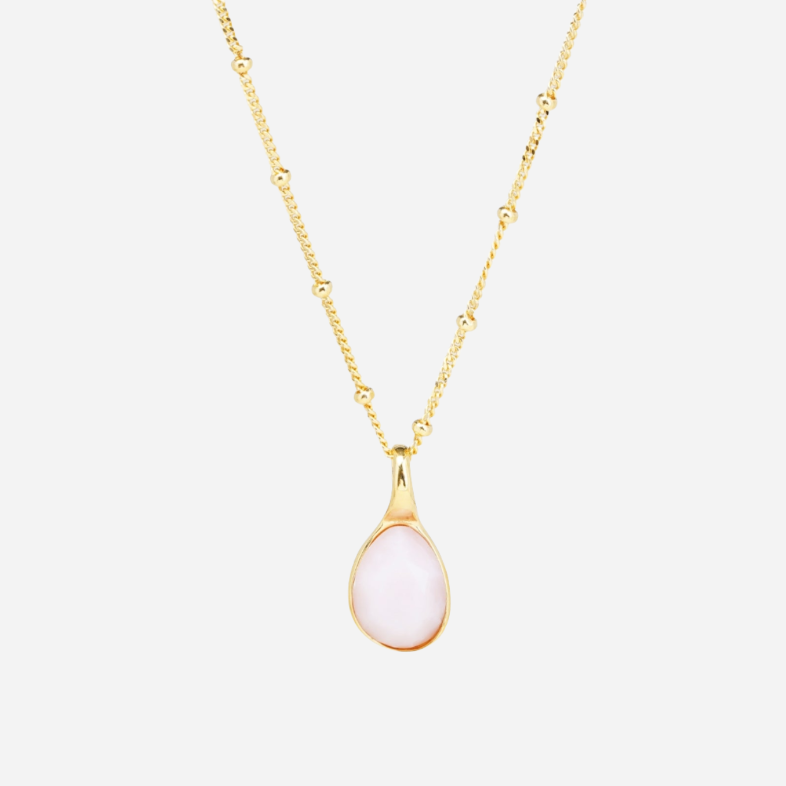 pink opal essence necklace