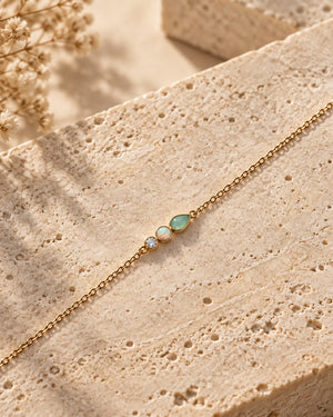 The Aurora Dew Bracelet - Aventurine
