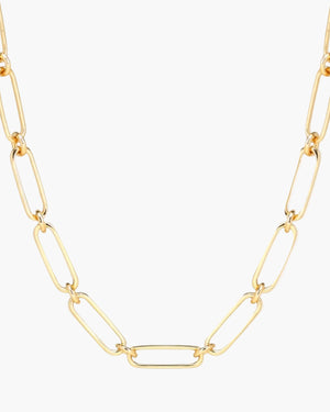 bold paper clip chain necklace