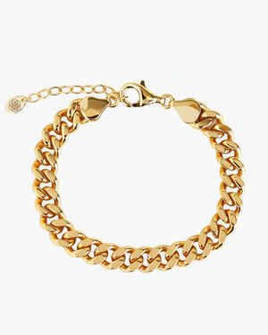 bold curb chain bracelet
