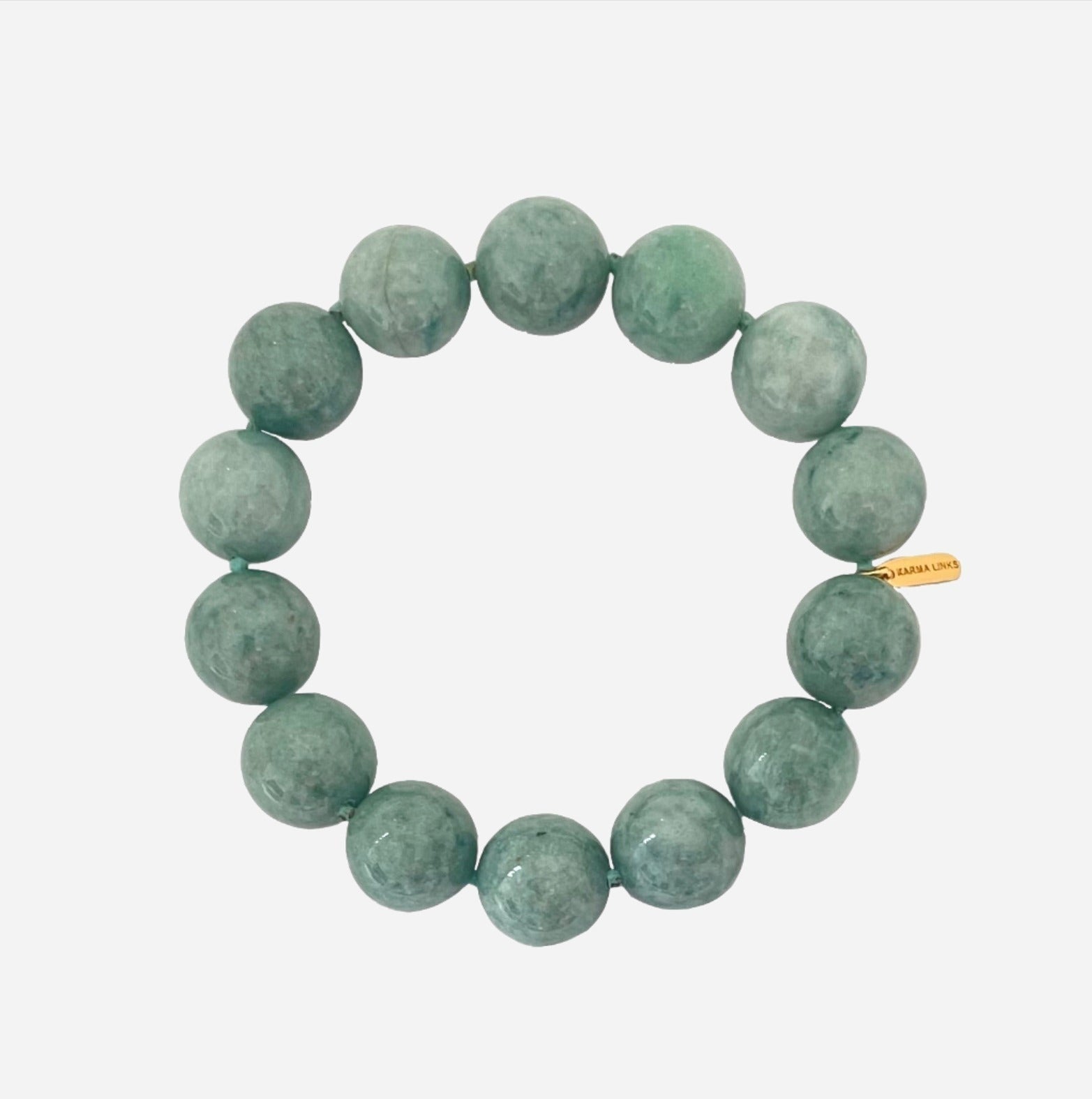 sage green jade bracelet