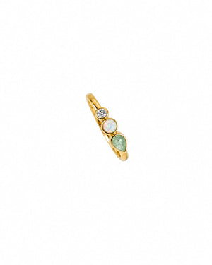 The Aurora Dew Ring - Aventurine