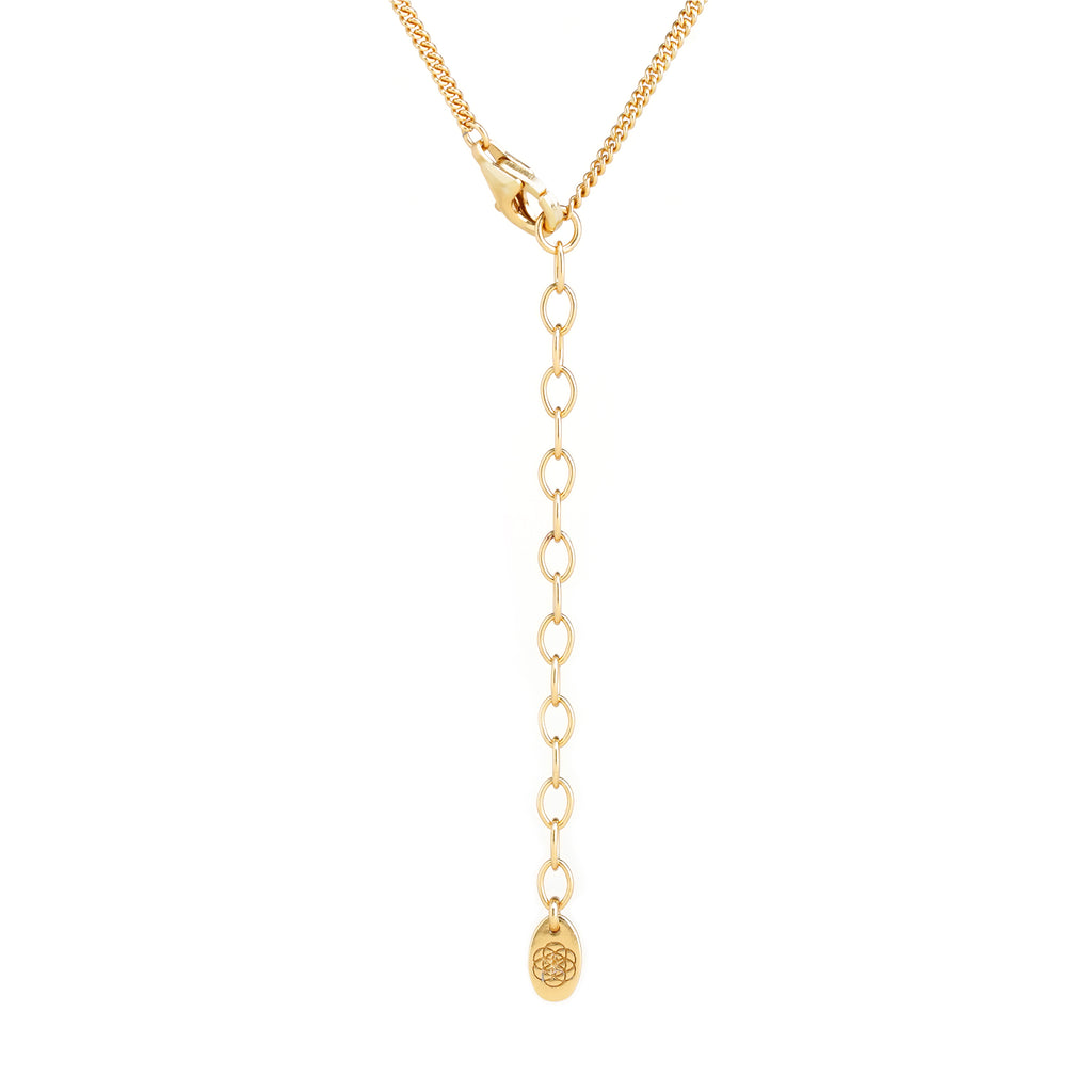 curb chain necklace - gold
