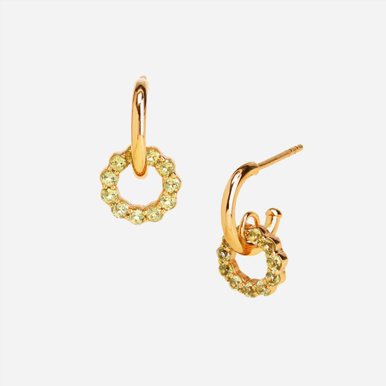Gemstone hoops