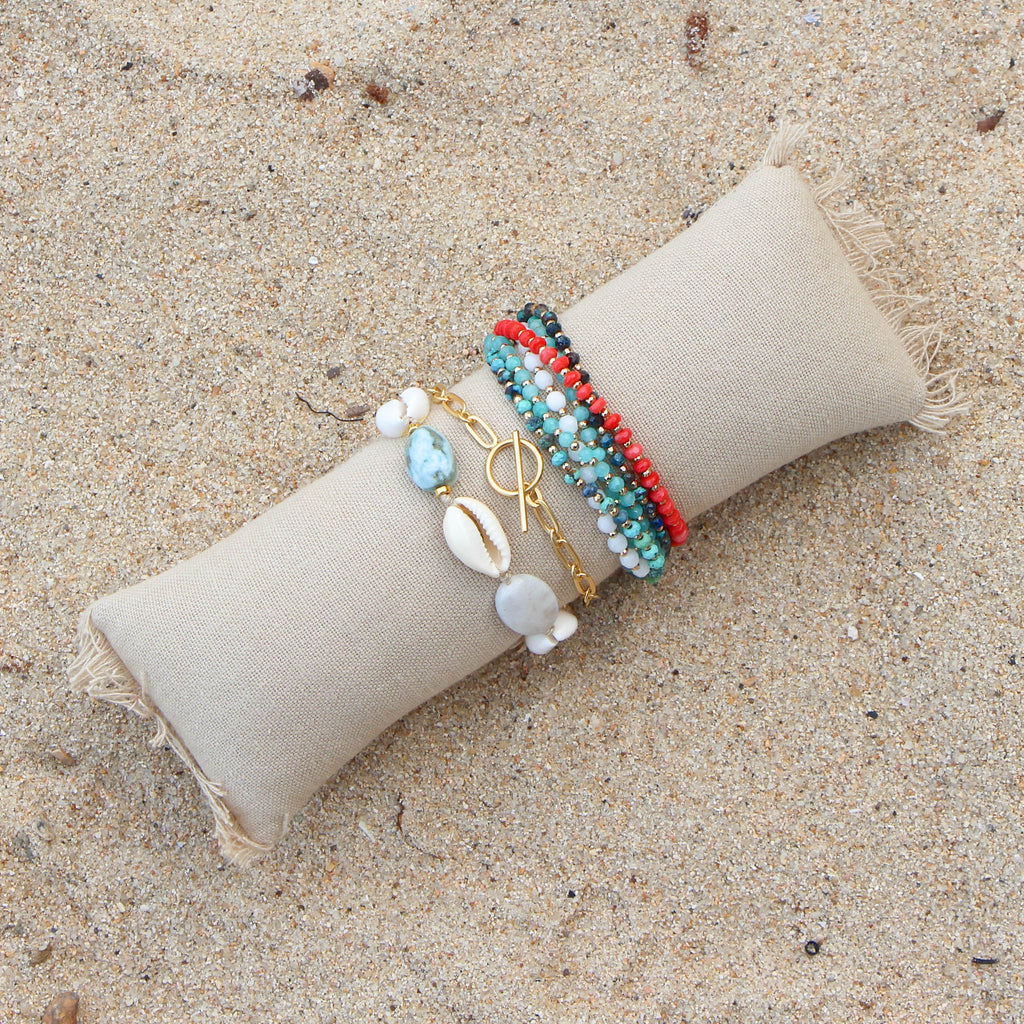 gold oval link chain bracelet