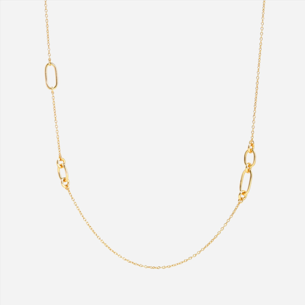 gold long chain necklace