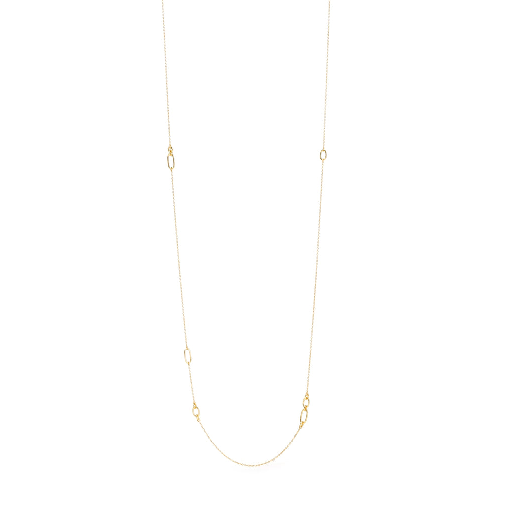 gold long chain necklace