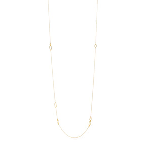 gold long chain necklace