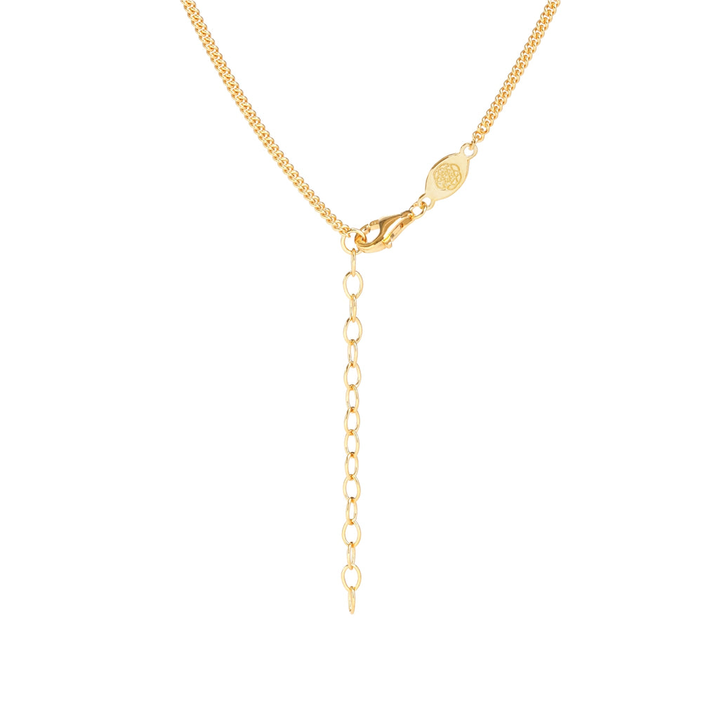 evil eye white topaz pendant necklace