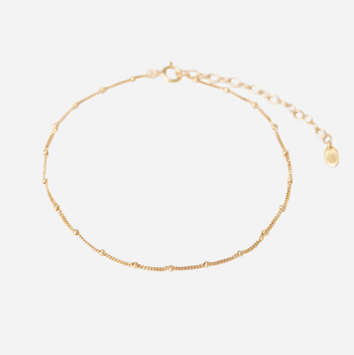 bead chain anklet
