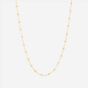 beaded chain necklace