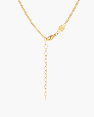 evil eye white topaz pendant necklace logo tag , lock and an extension chain of 5 cm