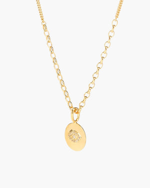 evil eye white topaz pendant necklace on white background