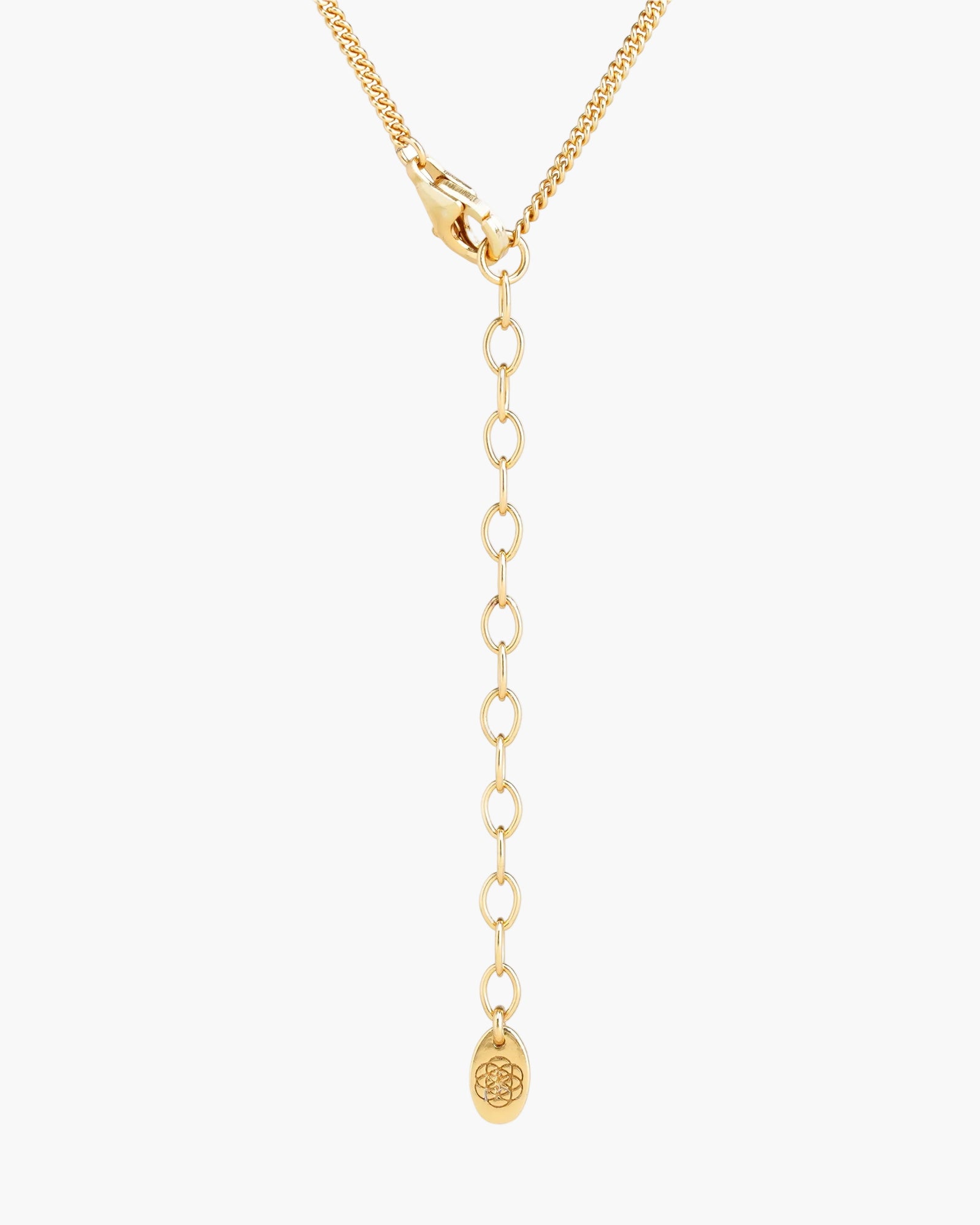 curb chain necklace - gold