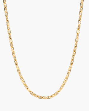 gold mariner link chain necklace